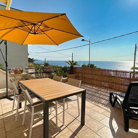 Marina Di Andrano - Alisso, Casa Vista Mare Con Parcheggio Privato E Wifi Villa Dış mekan fotoğraf