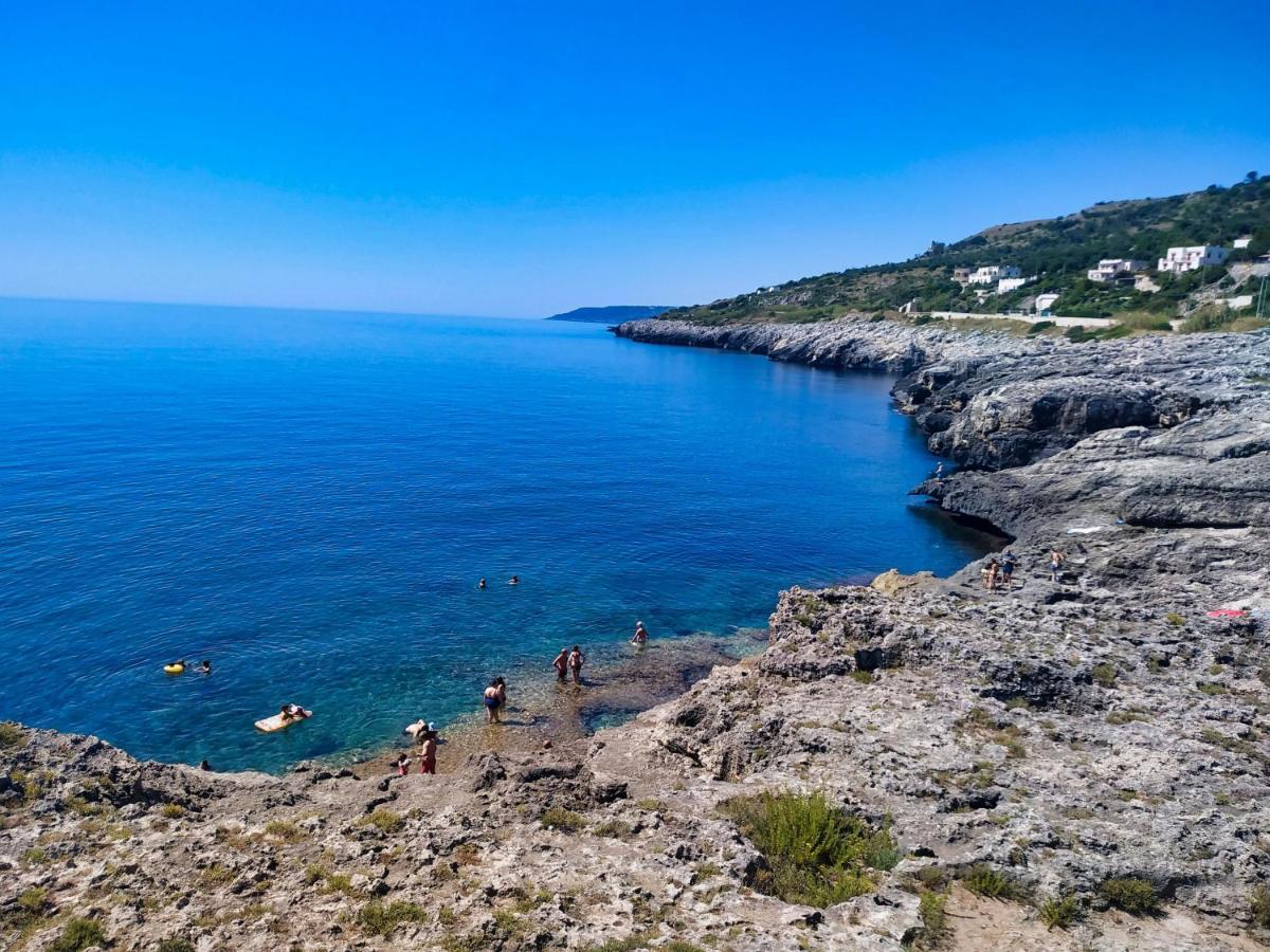 Marina Di Andrano - Alisso, Casa Vista Mare Con Parcheggio Privato E Wifi Villa Dış mekan fotoğraf