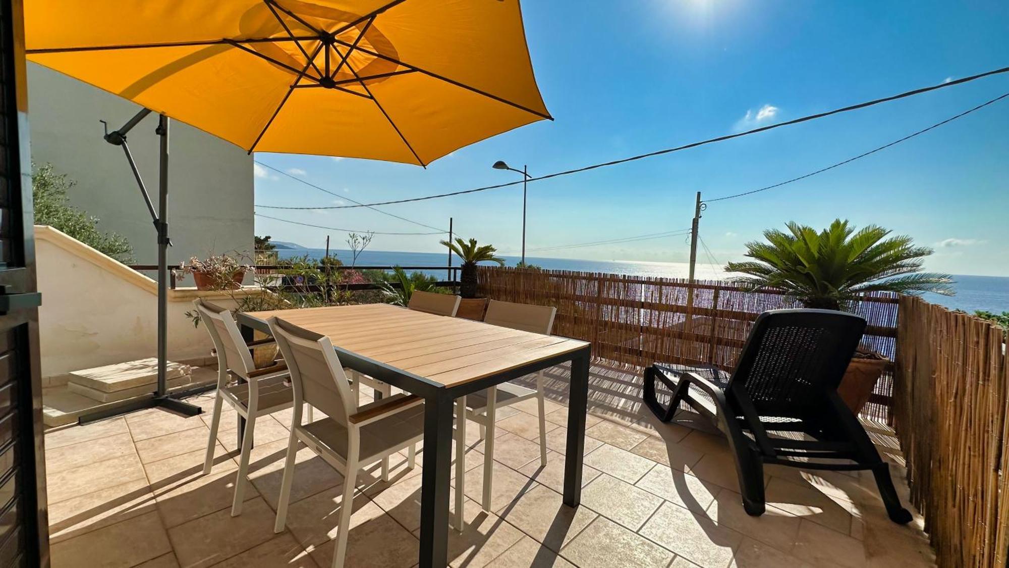 Marina Di Andrano - Alisso, Casa Vista Mare Con Parcheggio Privato E Wifi Villa Dış mekan fotoğraf